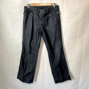 Banana Republic Stretch denim jeans with ankle slits Size 8